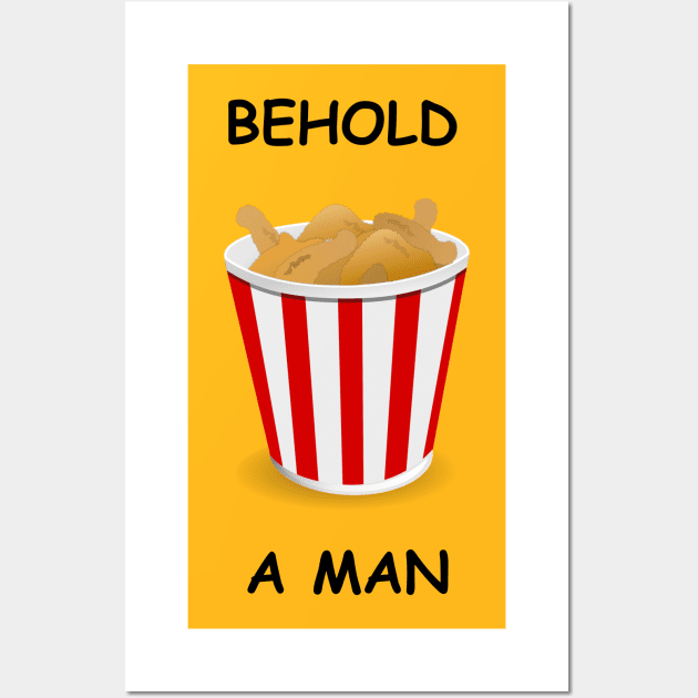 Behold A Man Wall Art by Cold Owl